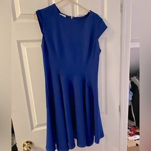 Royal blue designer dress